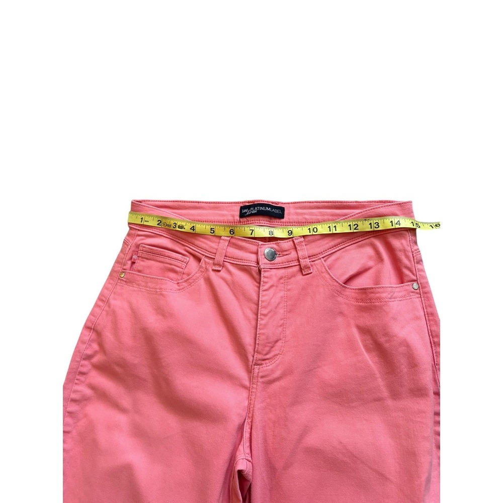 Lee Platinum Label Women's Jeans Size 8 Med‎ Coral Pink Straight Leg Stretch - Picture 6 of 10
